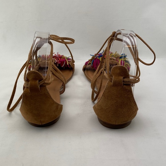 Steve Madden Swizzle Lace up Flat Sandals size 8.5 Womens - Picture 10 of 15